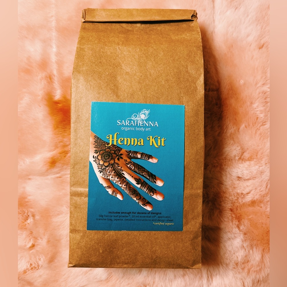 💜 SARAHENNA Henna Kit + Cherry On Top Accessories Bundle Glitter Dust